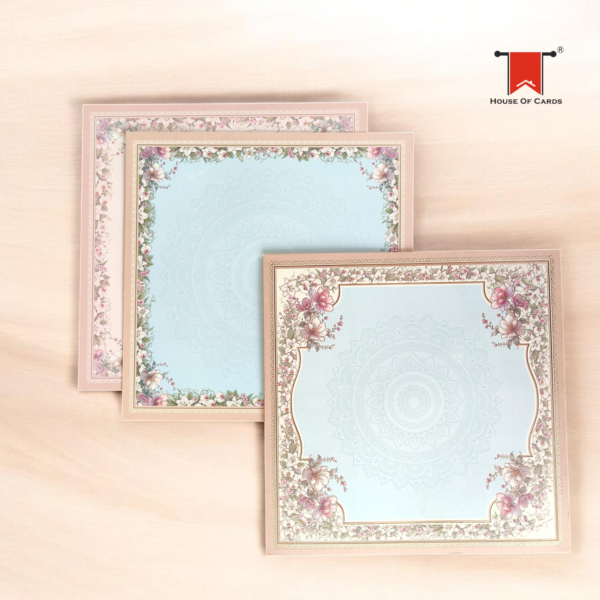 Floral Invitation Card - 2 Pages