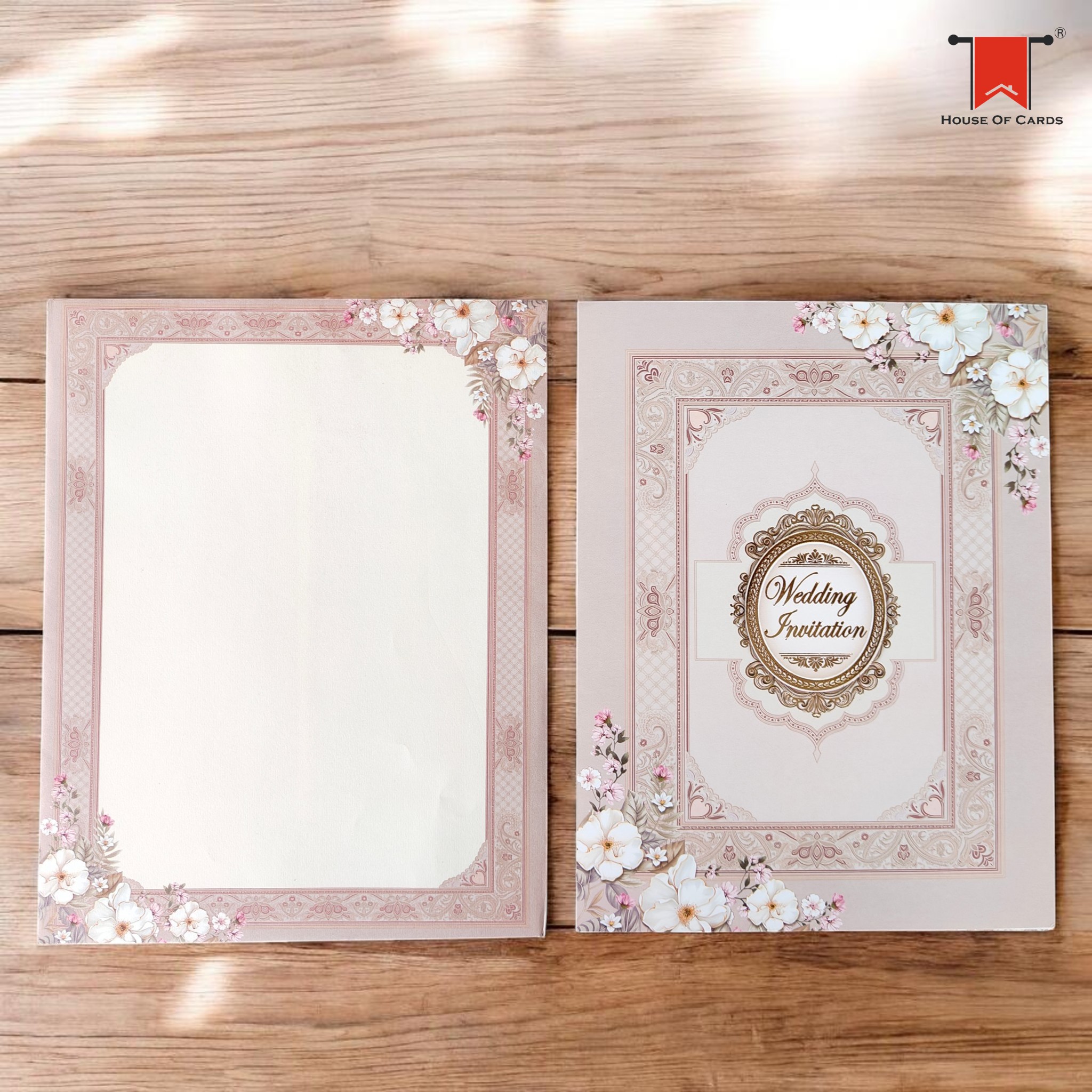 Pastel Floral Wedding invitation