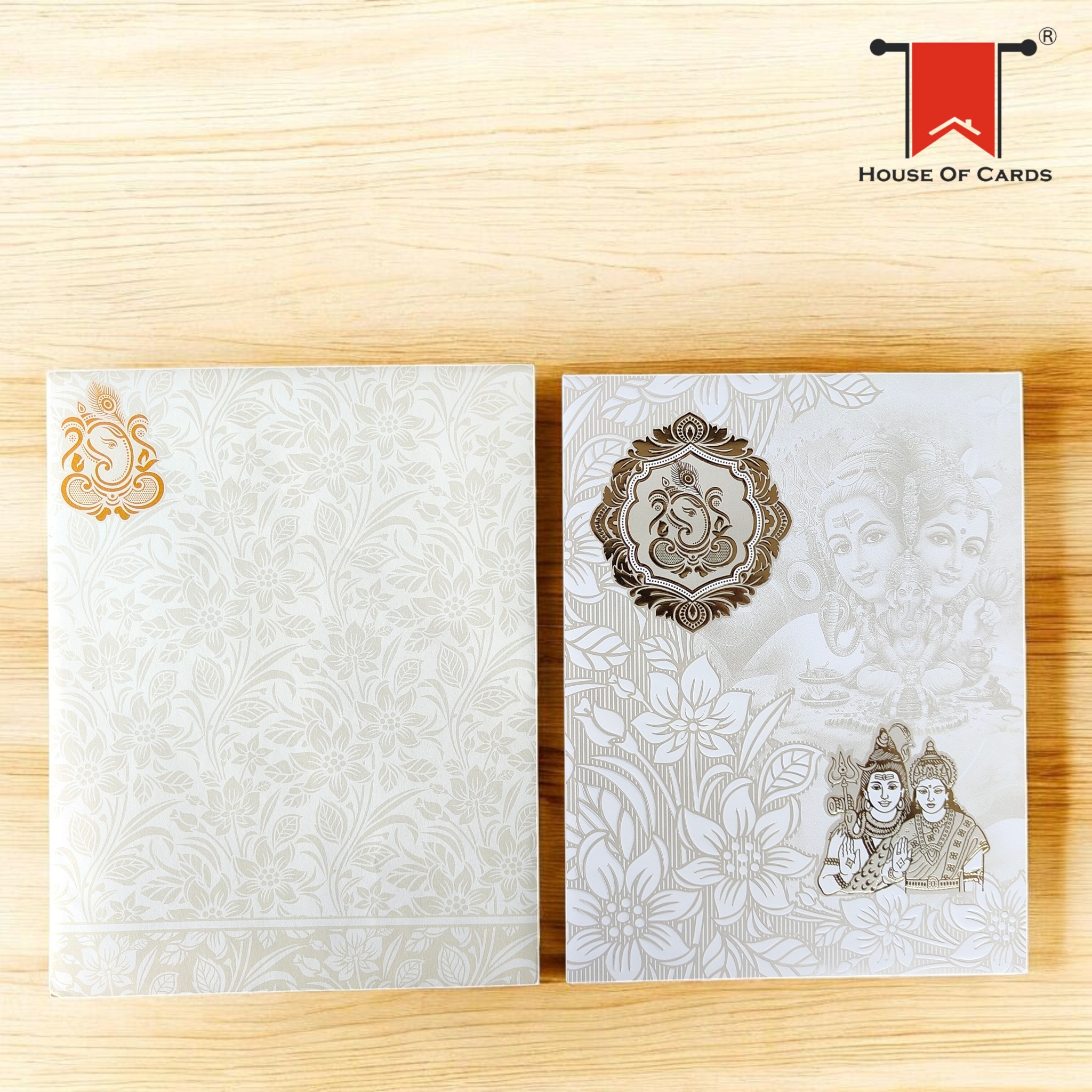 Shiva Parvati Wedding Invitation card