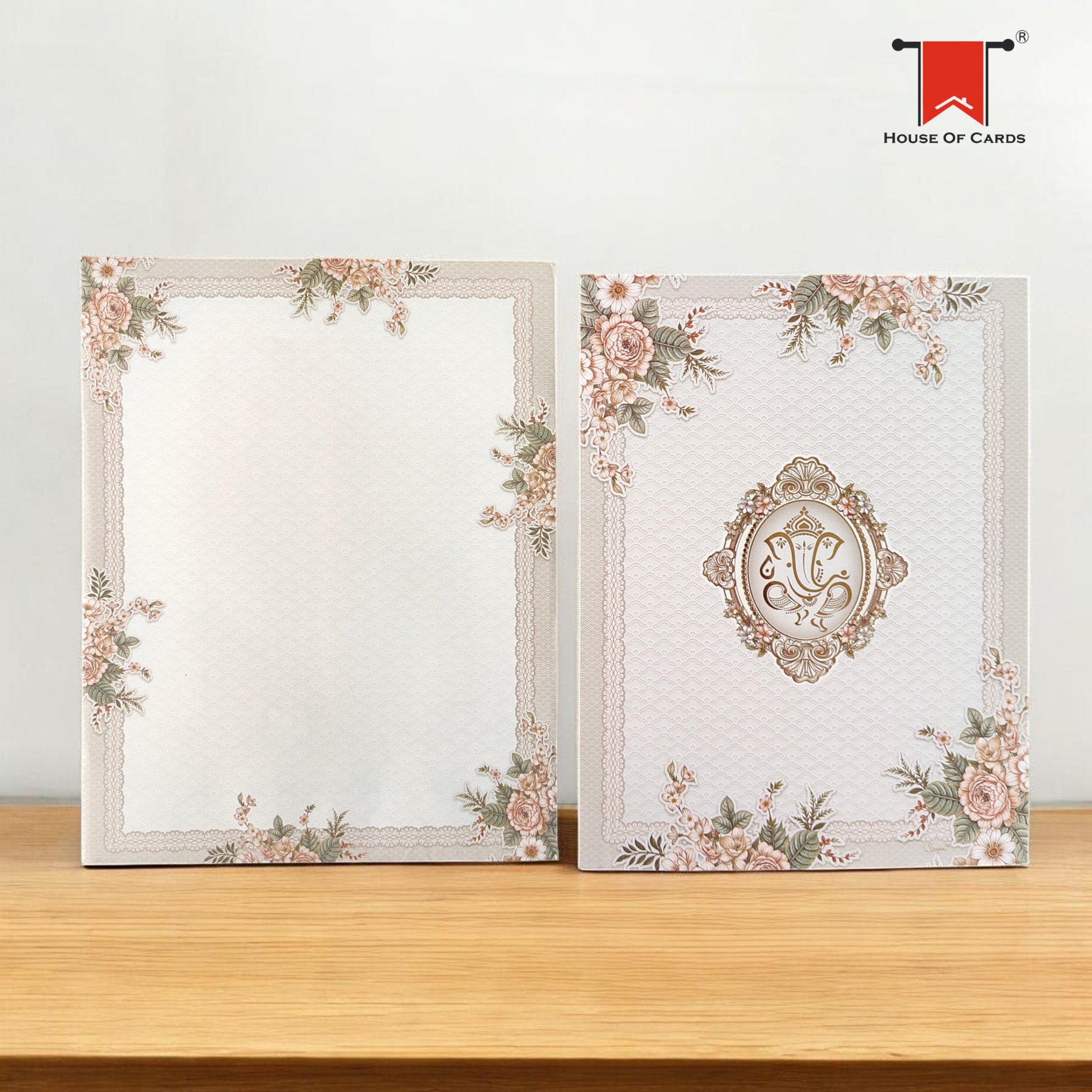 Floral Ganesha Invitation card