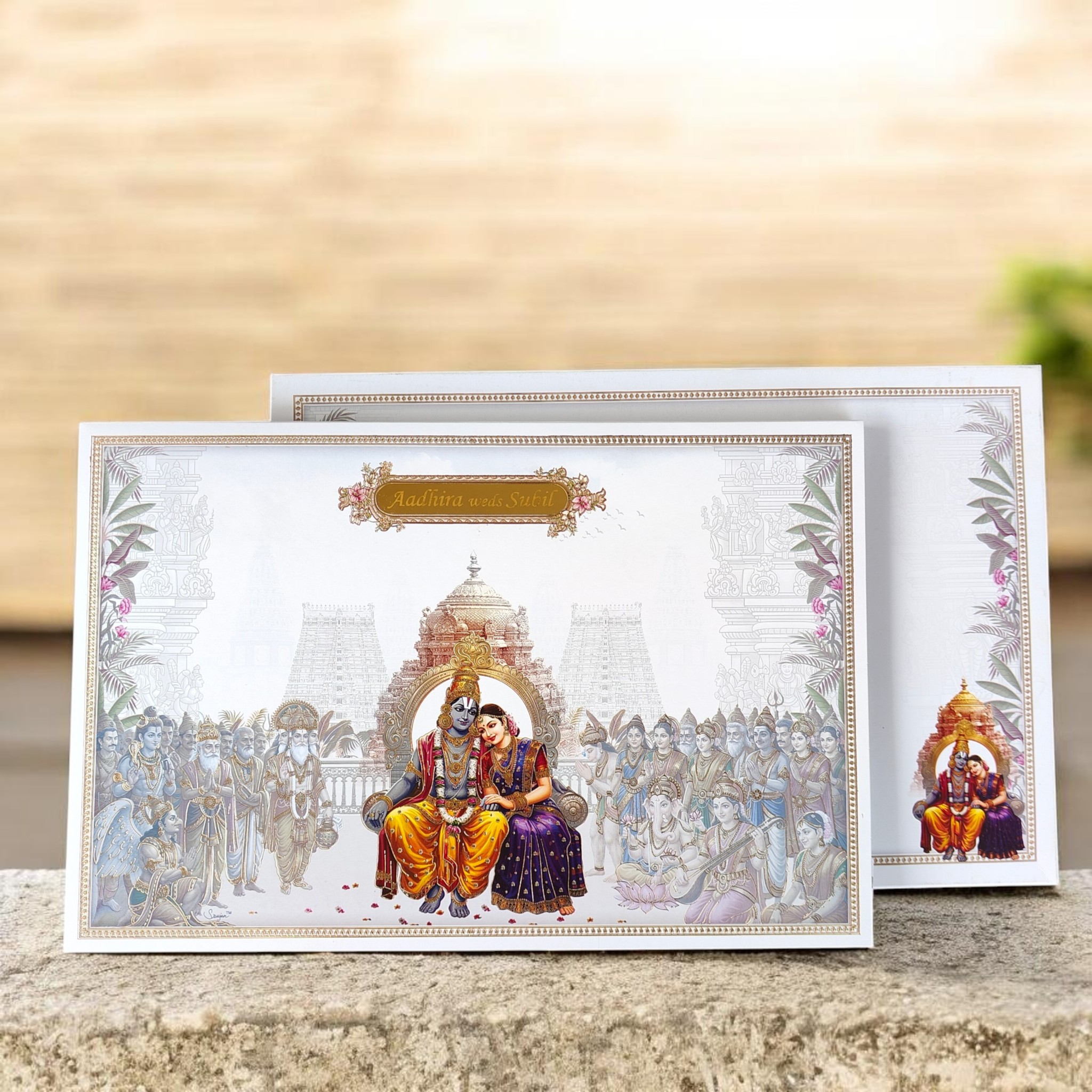 Srinivasa Kalyanam Theme Box Wedding card