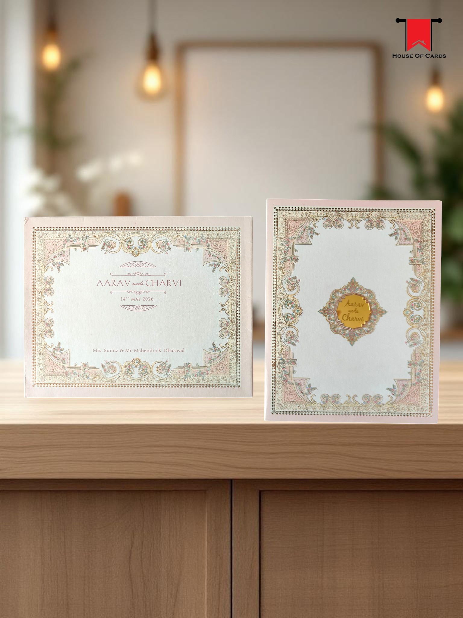 Soft Pink Pastel Invitation card