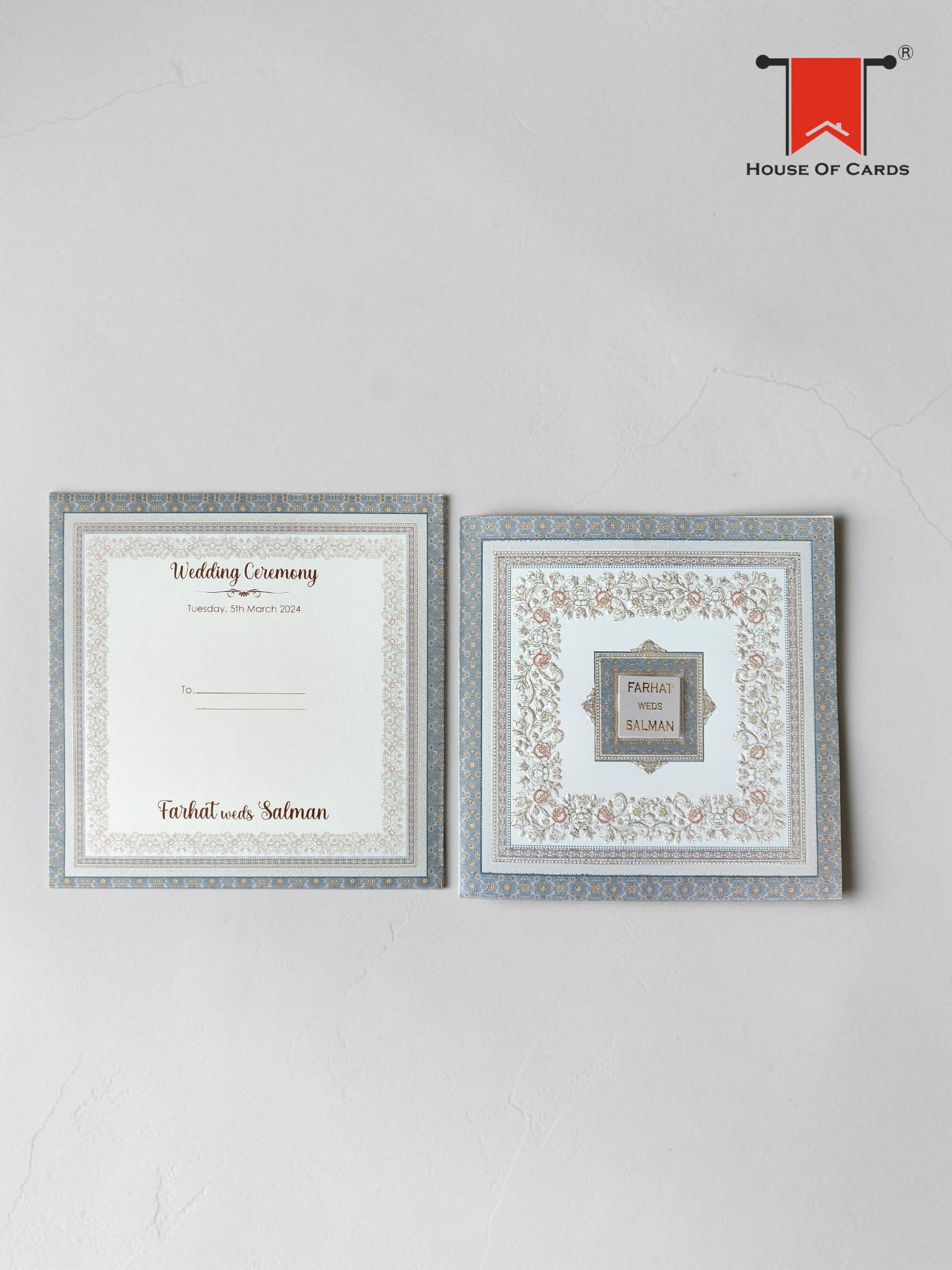Persian Theme Wedding Invitation card