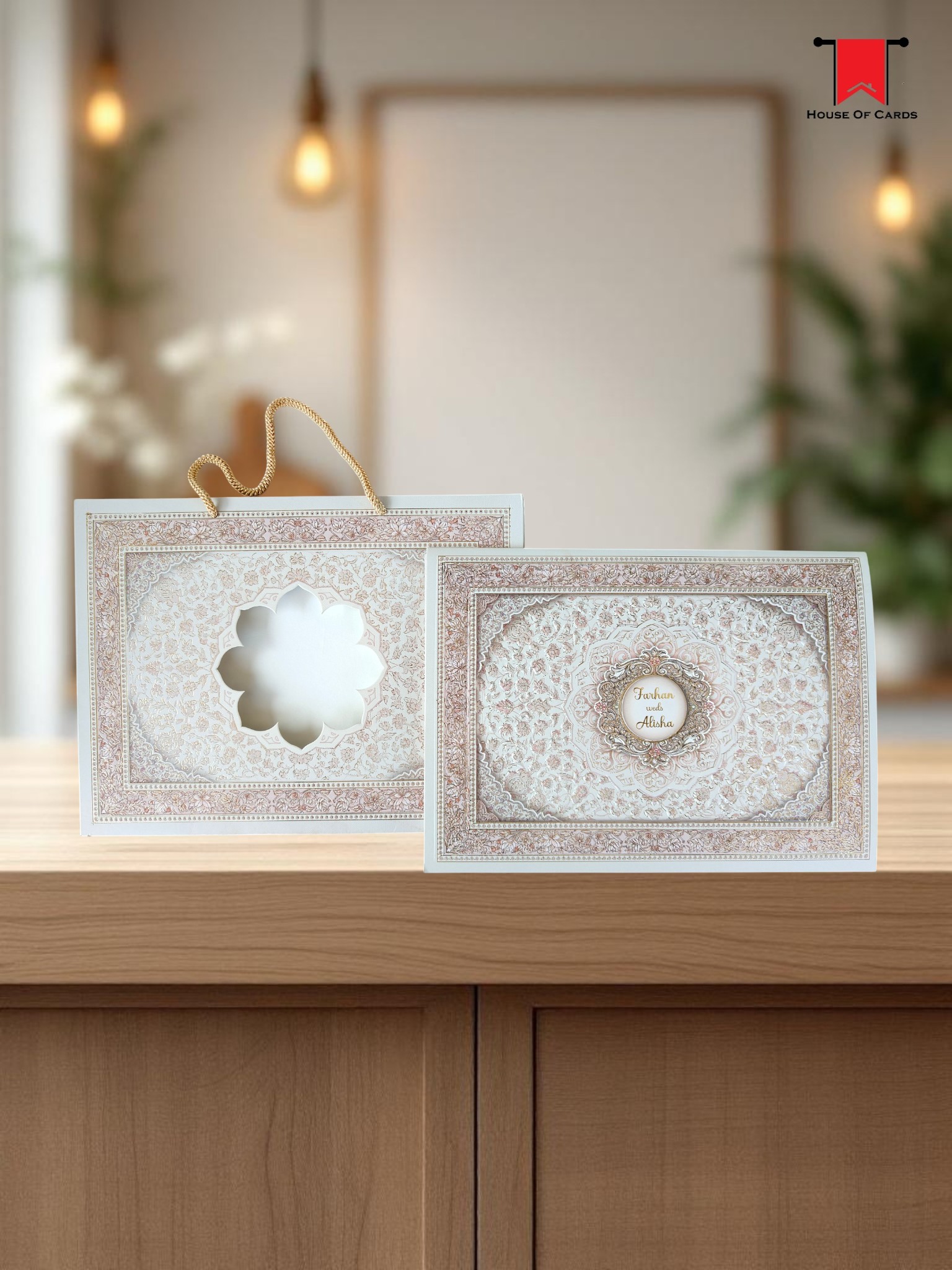 Persian Theme Bag Style Invitation card