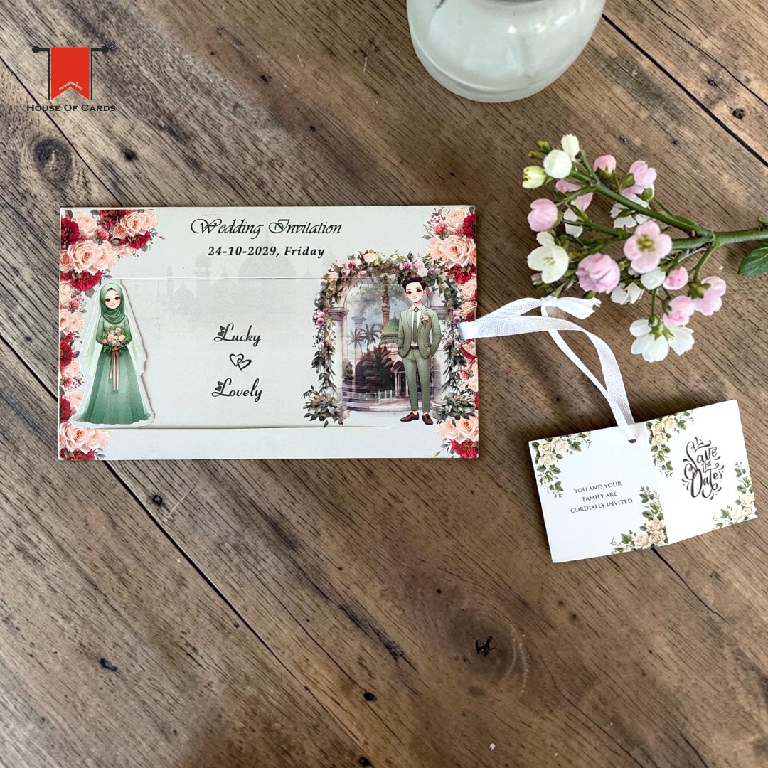 Slider Muslim Wedding Card wedding invitation