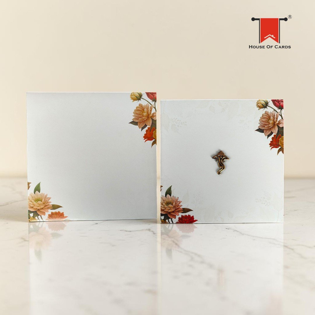 Floral Wedding card wedding invitation